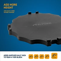 Alpcour Bike Trainer 4-Tier Riser Block Extender