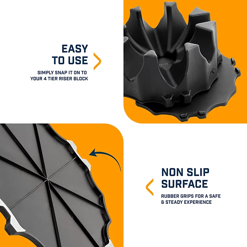Alpcour Bike Trainer 4-Tier Riser Block Extender
