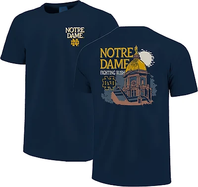 Image One Men's University of Notre Dame Roughed Up Treeline Graphic T-shirt