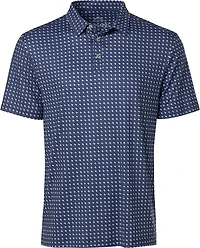 BURLEBO Men's Texas Pride Performance Polo Shirt