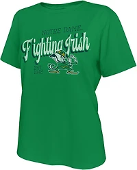 WILDCAT RETRO Women's Notre Dame Script Boxy T-shirt
