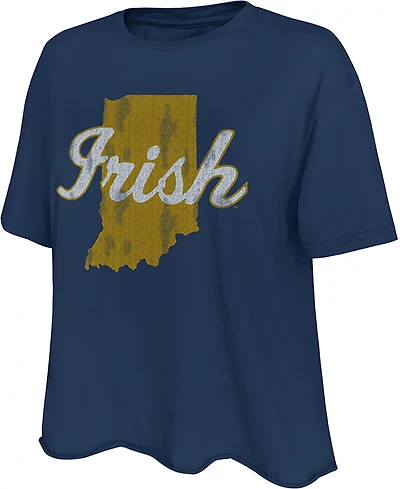 WILDCAT RETRO Women's Notre Dame State Script Meet and Greet T-shirt