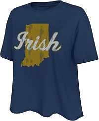 WILDCAT RETRO Women's Notre Dame State Script Meet and Greet T-shirt