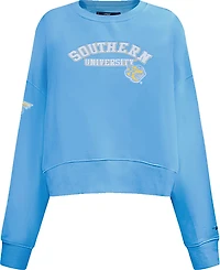 Pro Standard Women's Southern University Jaguars School Arch Crew Fleece