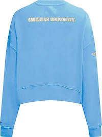 Pro Standard Women's Southern University Jaguars School Arch Crew Fleece