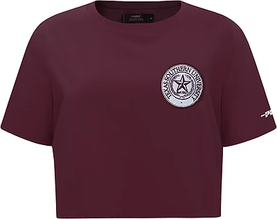 Pro Standard Women's Texas Southern Homecoming Midriff T-shirt