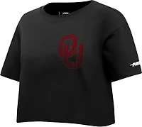 Pro Standard Women's Oklahoma Sooners Jewels Boxy Short Sleeve T-shirt