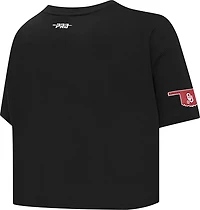 Pro Standard Women's Oklahoma Sooners Jewels Boxy Short Sleeve T-shirt