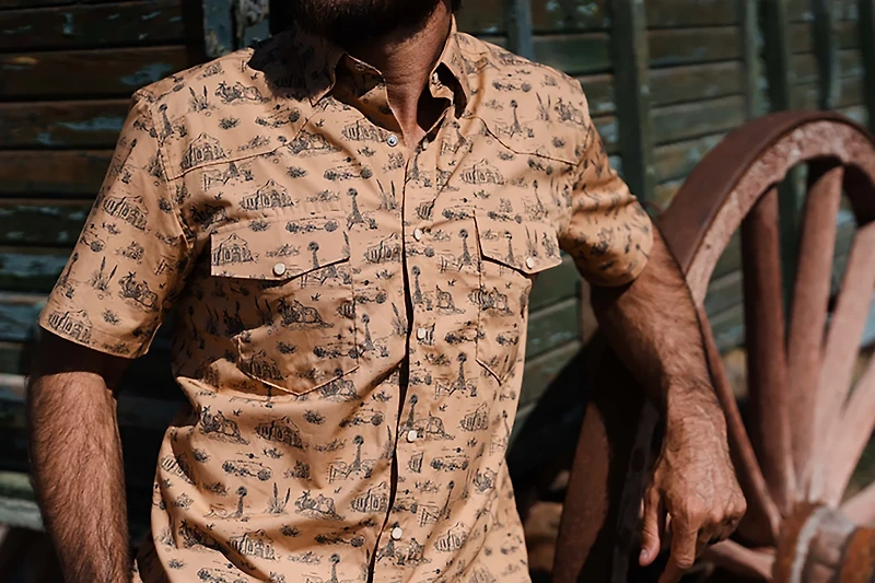 Texas Standard Men's Ranger Pearl Snap Short Sleeve Shirt