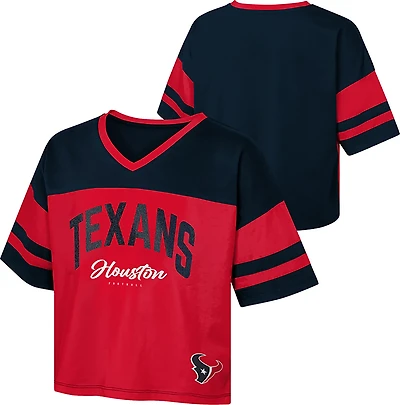 Outerstuff Women's Houston Texans The Play Maker Jersey T-shirt