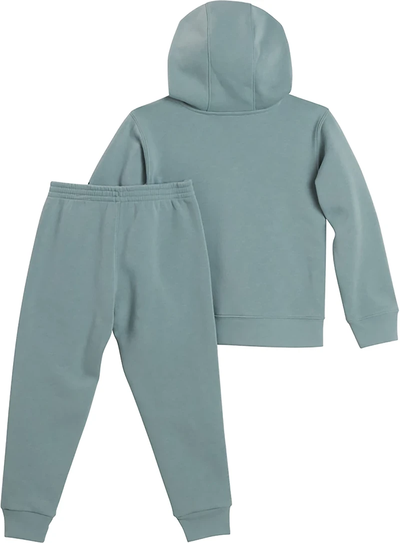 Carhartt Toddler Girls' 2-Piece Long Sleeve Sweatshirt and Fleece Pants Set