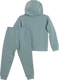 Carhartt Toddler Girls' 2-Piece Long Sleeve Sweatshirt and Fleece Pants Set