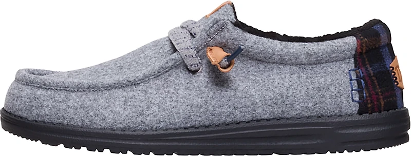 HEYDUDE Men's Wally Cozy Plaid Shoes