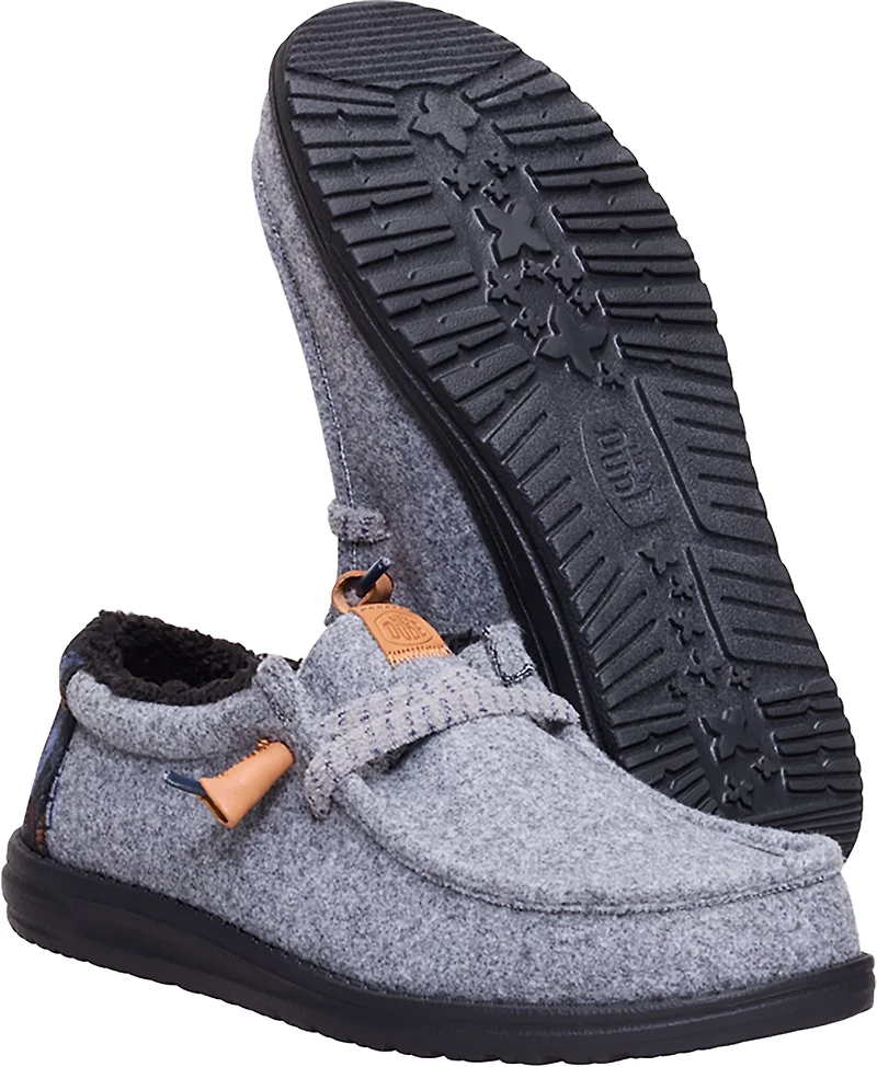 HEYDUDE Men's Wally Cozy Plaid Shoes