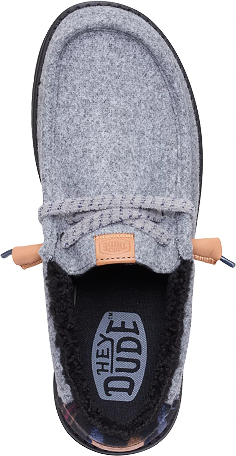 HEYDUDE Men's Wally Cozy Plaid Shoes