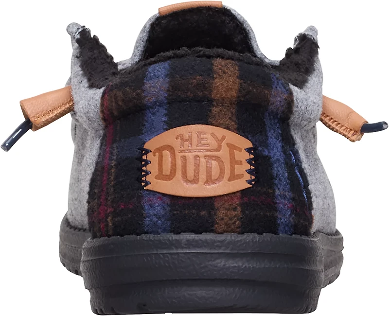 HEYDUDE Men's Wally Cozy Plaid Shoes