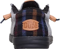 HEYDUDE Men's Wally Cozy Plaid Shoes