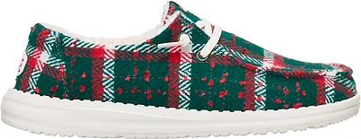 HEYDUDE Women's Wendy Confetti Plaid Cozy Shoes