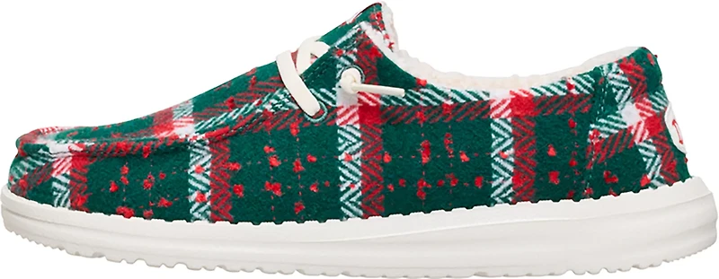 HEYDUDE Women's Wendy Confetti Plaid Cozy Shoes