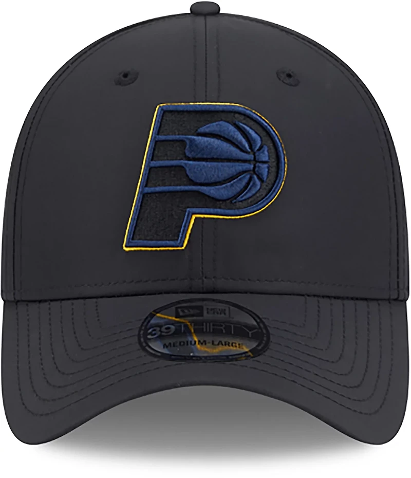 New Era Adults' Indiana Pacers 39THIRTY Night Black Cap