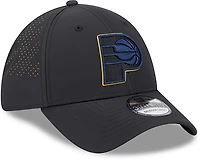 New Era Adults' Indiana Pacers 39THIRTY Night Black Cap