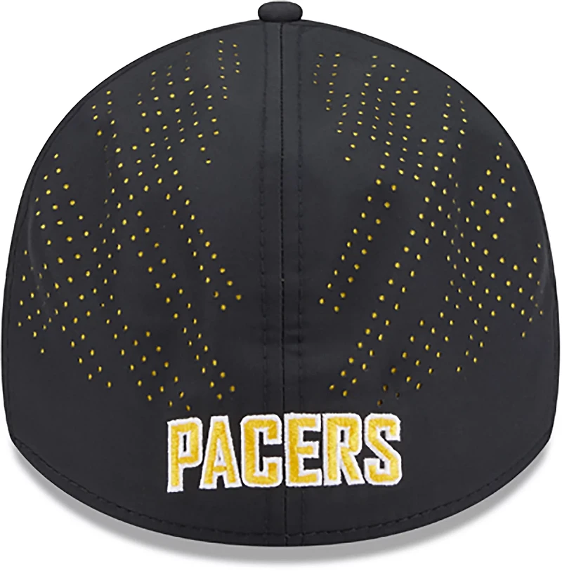New Era Adults' Indiana Pacers 39THIRTY Night Black Cap