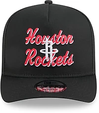 New Era Adults' Houston Rockets 9FIFTY Chainstitch Cap