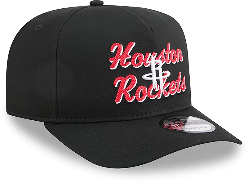 New Era Adults' Houston Rockets 9FIFTY Chainstitch Cap
