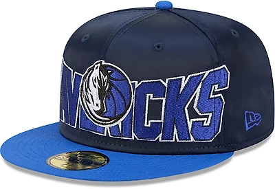 New Era Men's Mavericks Satin Blue 59FIFTY Cap