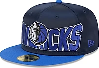 New Era Men's Mavericks Satin Blue 59FIFTY Cap