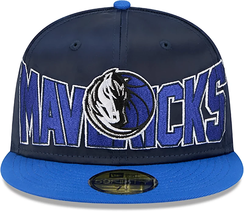 New Era Men's Mavericks Satin Blue 59FIFTY Cap
