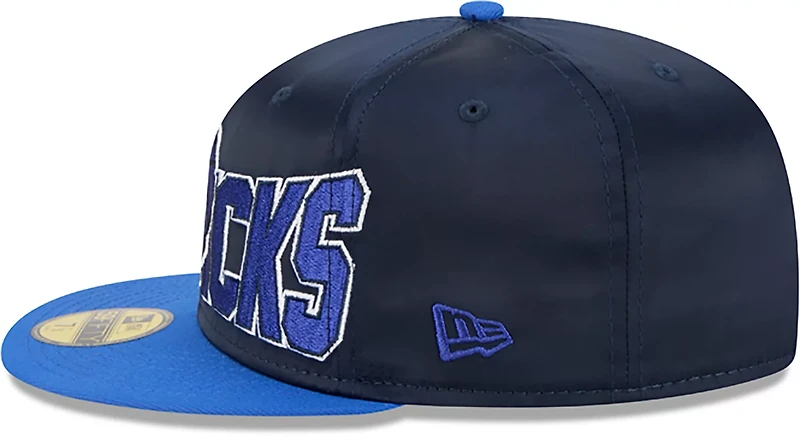 New Era Men's Mavericks Satin Blue 59FIFTY Cap