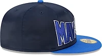 New Era Men's Mavericks Satin Blue 59FIFTY Cap