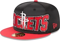New Era Men's Rockets Satin Red 59FIFTY Cap