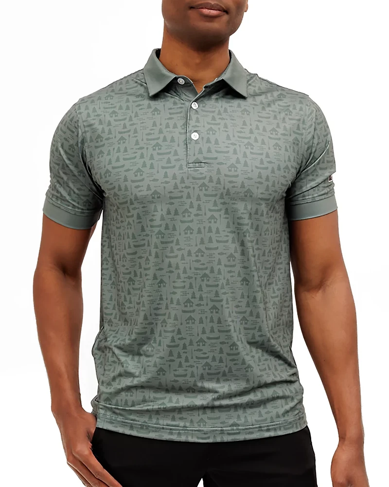 Waggle Men's Lakeside Lodge Polo Shirt