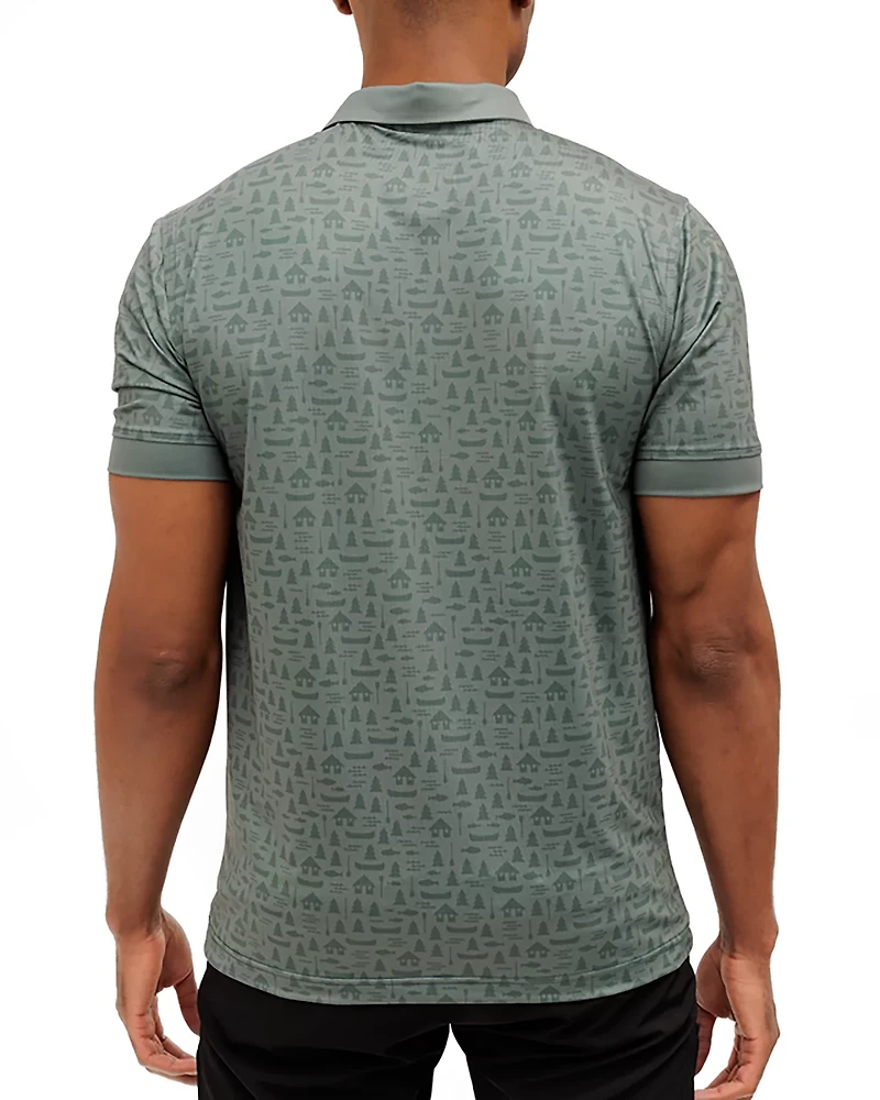 Waggle Men's Lakeside Lodge Polo Shirt