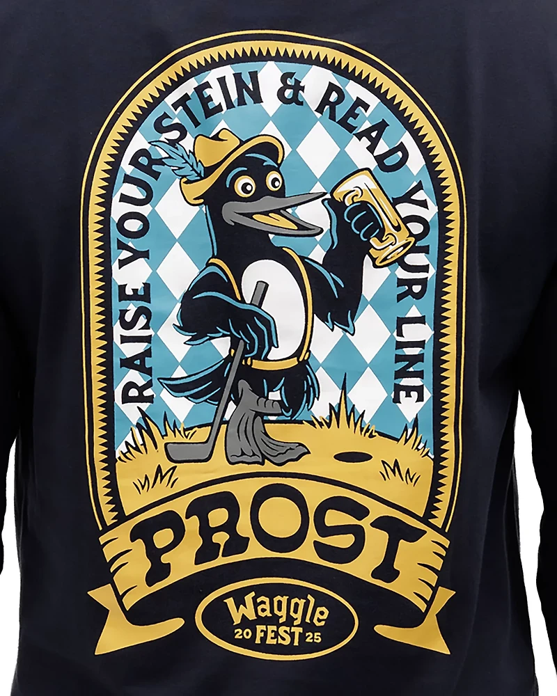 Waggle Men's Wagglefest Long Sleeve Graphic T-shirt