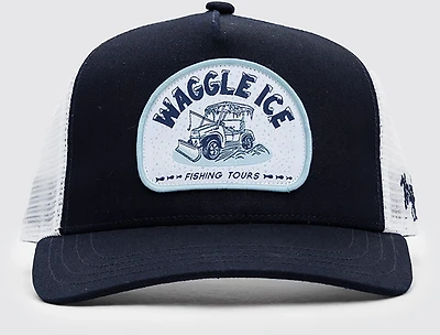 Waggle Men's Ice Fishing Tours Trucker Hat
