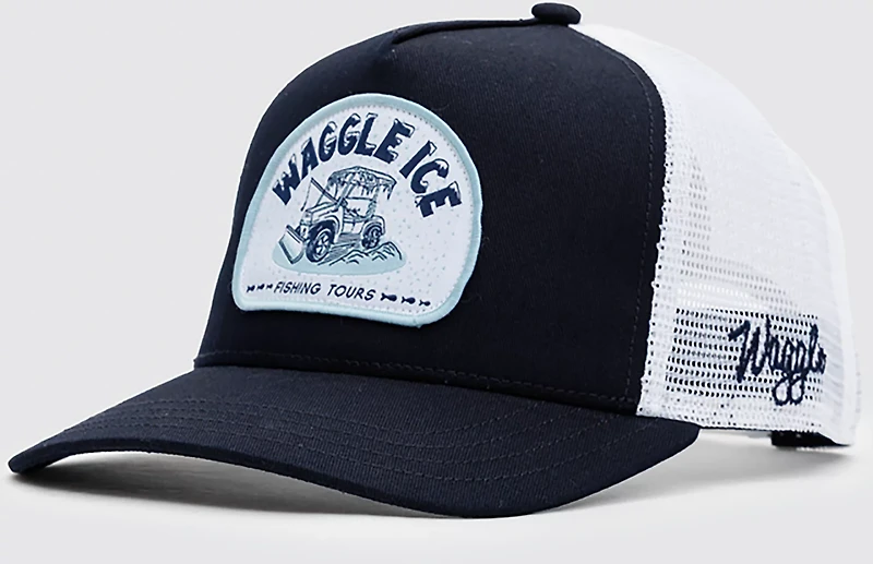 Waggle Men's Ice Fishing Tours Trucker Hat