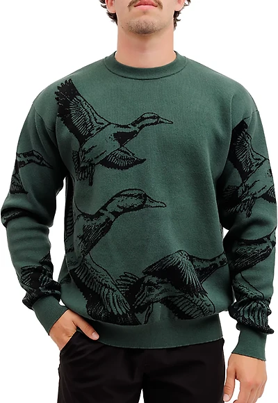 Waggle Men's Migration Wildknit Crew Sweatshirt