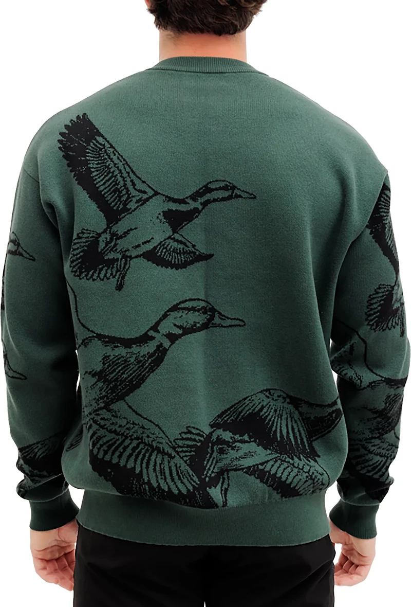 Waggle Men's Migration Wildknit Crew Sweatshirt