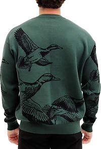 Waggle Men's Migration Wildknit Crew Sweatshirt