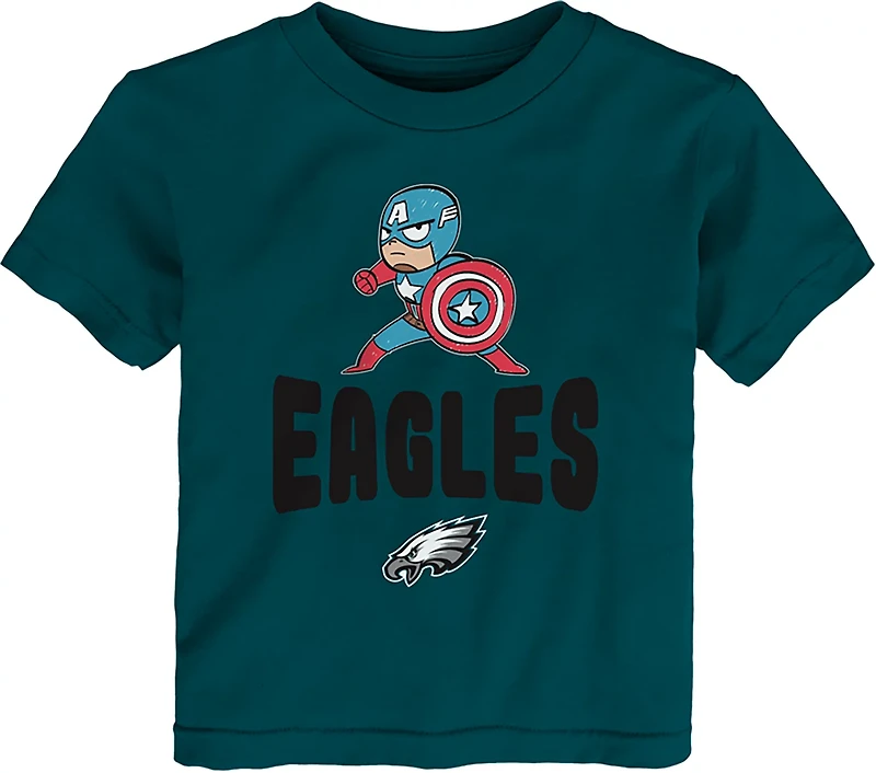 Outerstuff Toddlers' Philadelphia Eagles Classic Team Up 2-Piece Short Sleeve T-shirt Set