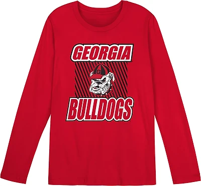 Outerstuff Boys' 4-7 Georgia Never Settle Long Sleeve T-shirt