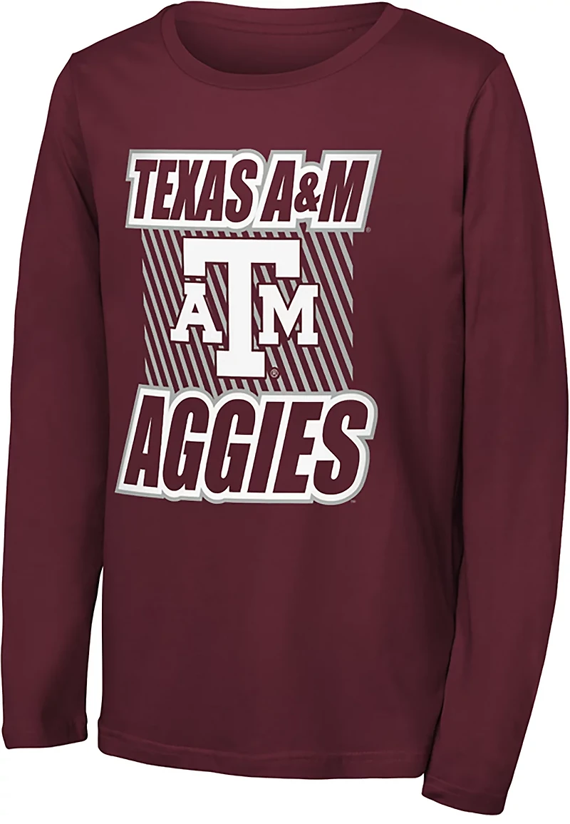 Outerstuff Youth Texas A&M Never Settle Long Sleeve T-shirt