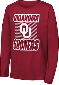 Outerstuff Youth Oklahoma Never Settle Long Sleeve T-shirt