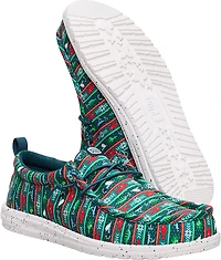 HEYDUDE Men's Fishmas Sweater Shoes