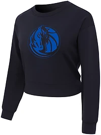 Concepts Sport Women's Mavericks Darby Long Sleeve Crop Top