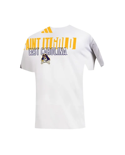 adidas Men's East Carolina University Paint It Gold Graphic T-shirt