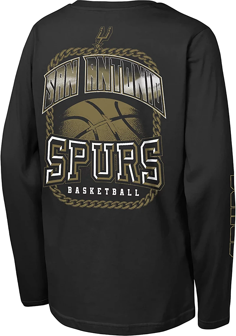 Outerstuff Youth Spurs Gold Star Long Sleeve T-shirt